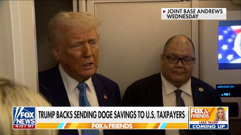 Trump backs giving DOGE savings to US taxpayers: 'I love it!'