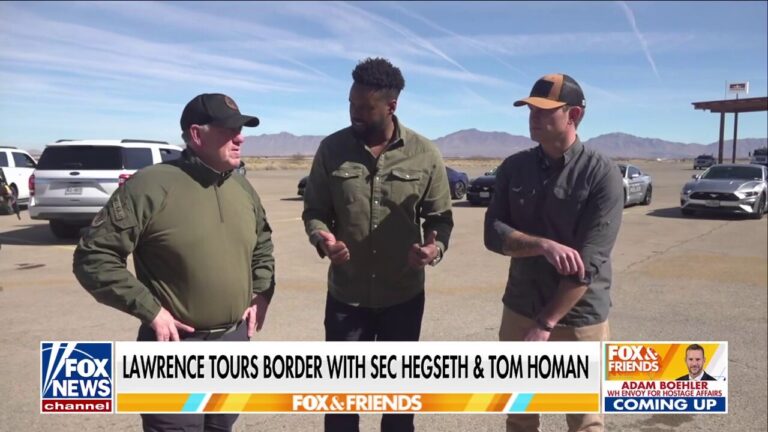 Lawrence Jones tours southern border with Hegseth, Homan: 'They are fired up to do their jobs'