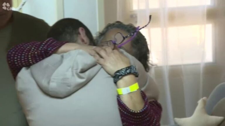 Freed Hamas hostage Yarden Bibas is reunited with his mother