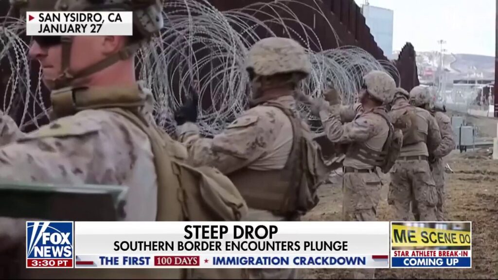 Migrant encounters at southern border drop as Trump admin cracks down on illegal immigration