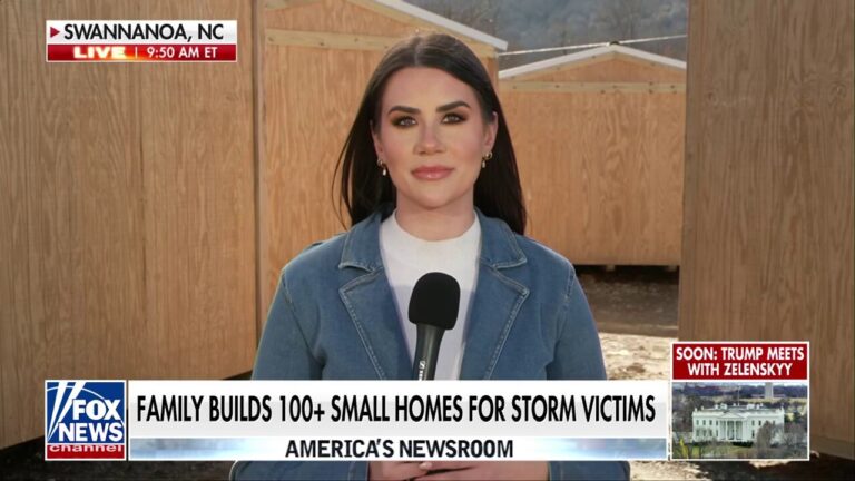 North Carolina family builds small homes for Hurricane Helene victims