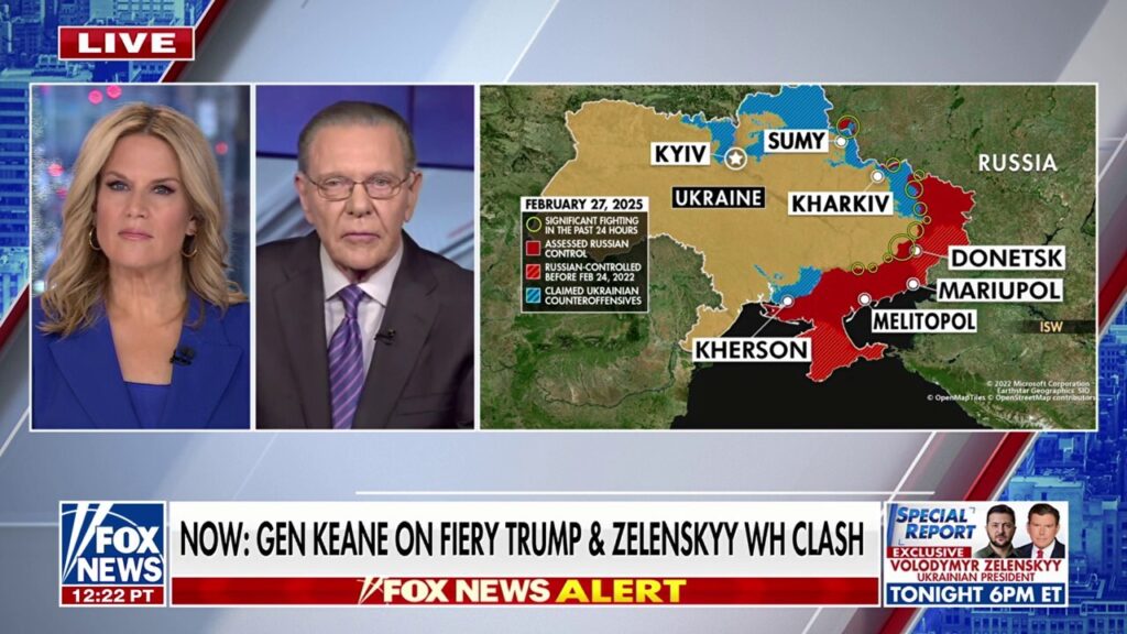 US-Ukraine deal is still 'recoverable' after Zelenskyy-Trump blowup, Gen. Jack Keane says