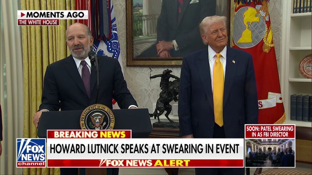 Howard Lutnick calls it the ‘greatest honor’ to work for Trump at swearing-in