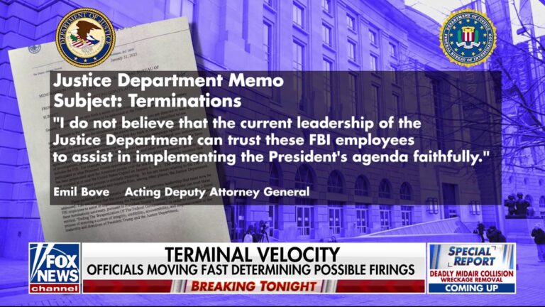 Mass exodus at the FBI and DOJ expected