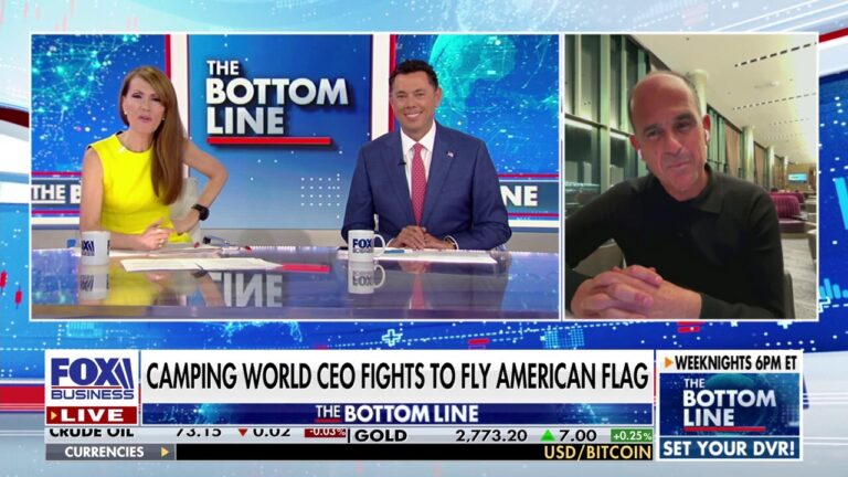 I fly the American flag because I believe in it, says Camping World CEO | Fox Business Video