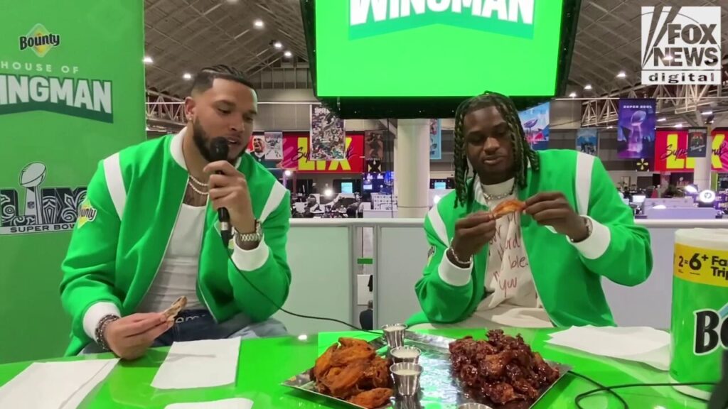 Jets stars dish on wings, Bounty partnership