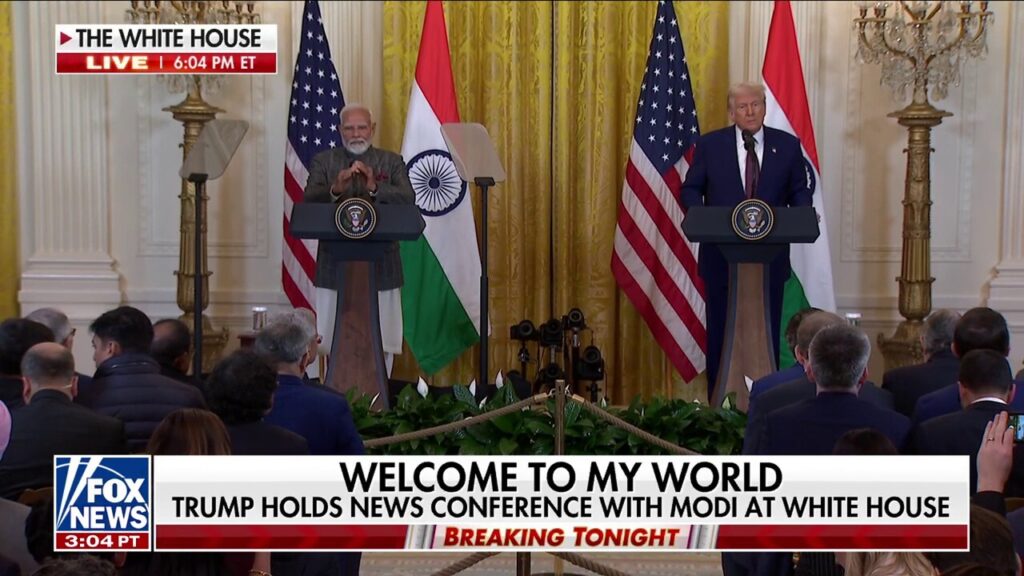 President Donald Trump praises ‘special bond’ between the US and India