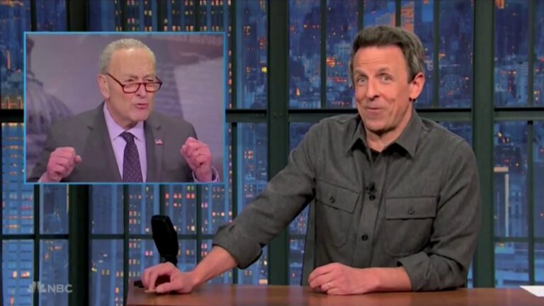 Chuck Schumer mocked by late-night hosts over attempts to slam Trump