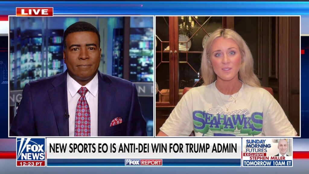 Riley Gaines celebrates ‘big win’ for women after Trump signs 'No Men in Women's Sports' executive order