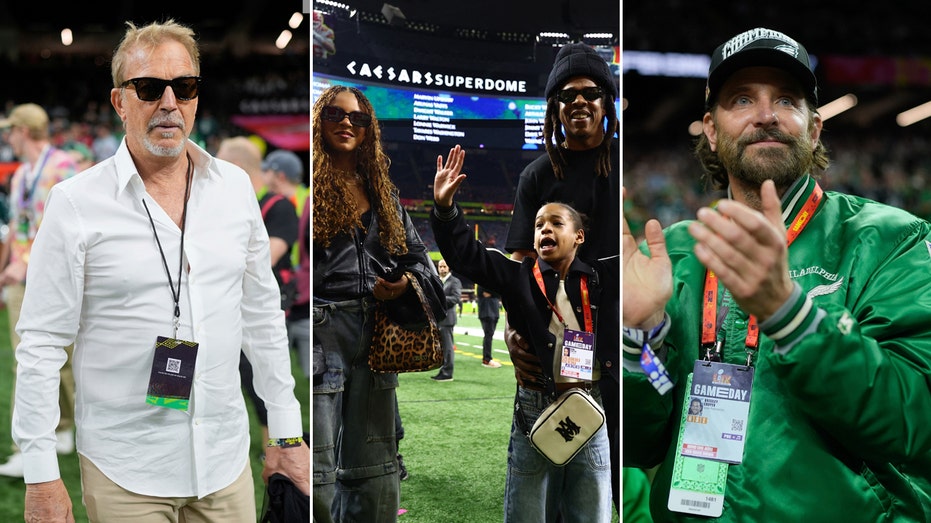 Super Bowl LIX: Kevin Costner, Jay-Z, Bradley Cooper among stars at big game in New Orleans