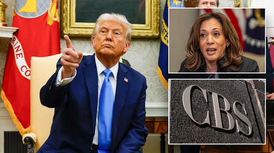 President Trump unloads on CBS after transcript release of Kamala Harris interview