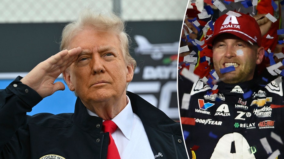 NASCAR star William Byron dishes on Trump's visit to Daytona 500