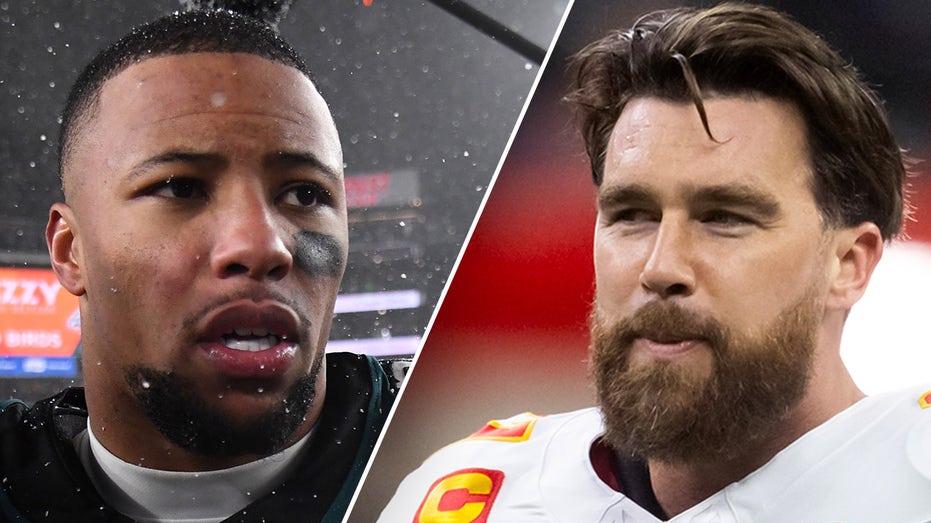 Travis Kelce calls out Eagles for loopholes in Saquon Barkley's new contract