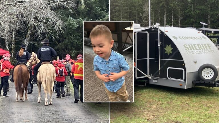 Oregon boy, 2, goes missing from family front yard, sparking massive search