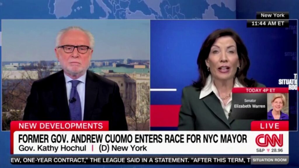 Gov. Kathy Hochul declines to say whether Andrew Cuomo is fit to serve as NYC mayor