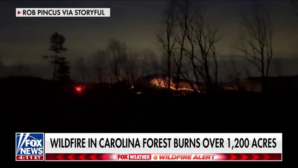 South Carolina wildfire threaten homes and trigger evacuations