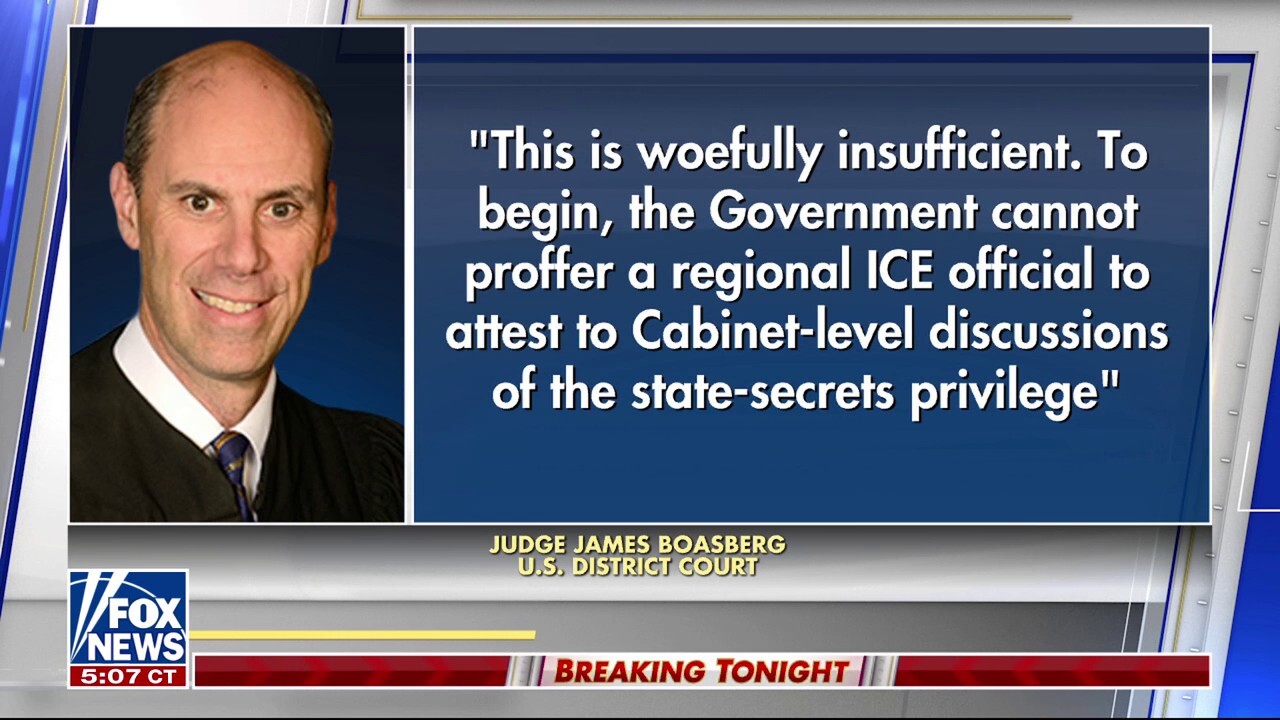 Federal judge furious DOJ missed deadline for answered questions on deportation flights
