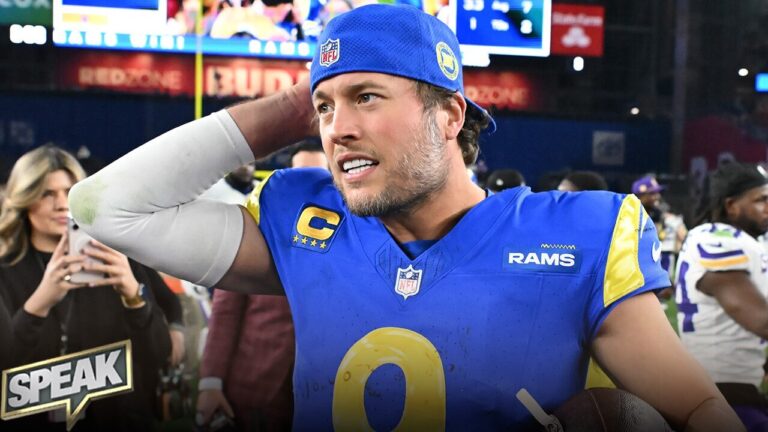 Matthew Stafford’s big decision: Did he make the right call staying with the Los Angeles Rams? | Speak