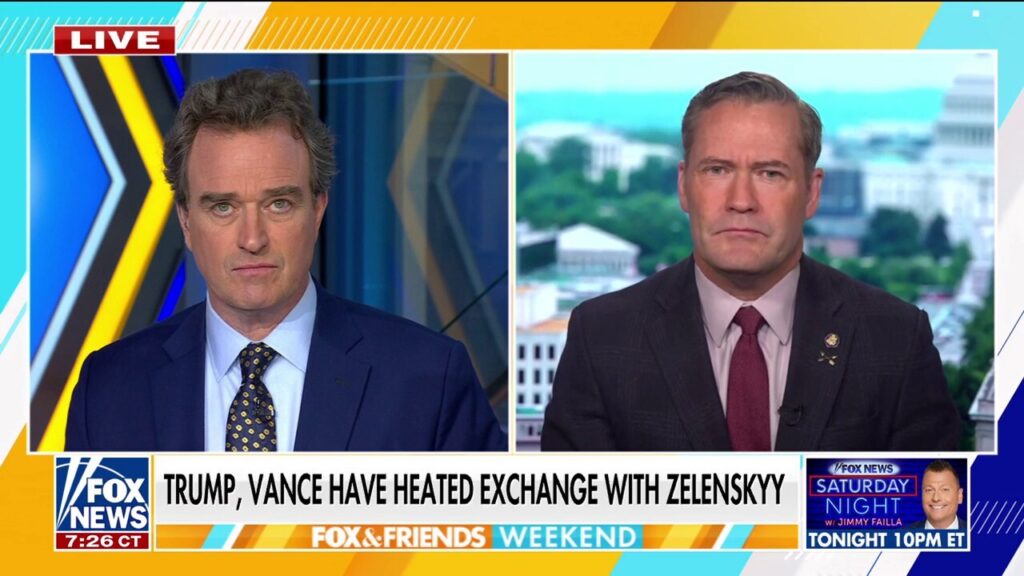 Zelenskyy exchange ‘wholly unacceptable’: Michael Waltz