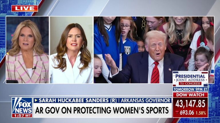 Gov. Sarah Huckabee Sanders: It is 'heartbreaking' that some are 'unwilling' to protect women's sports