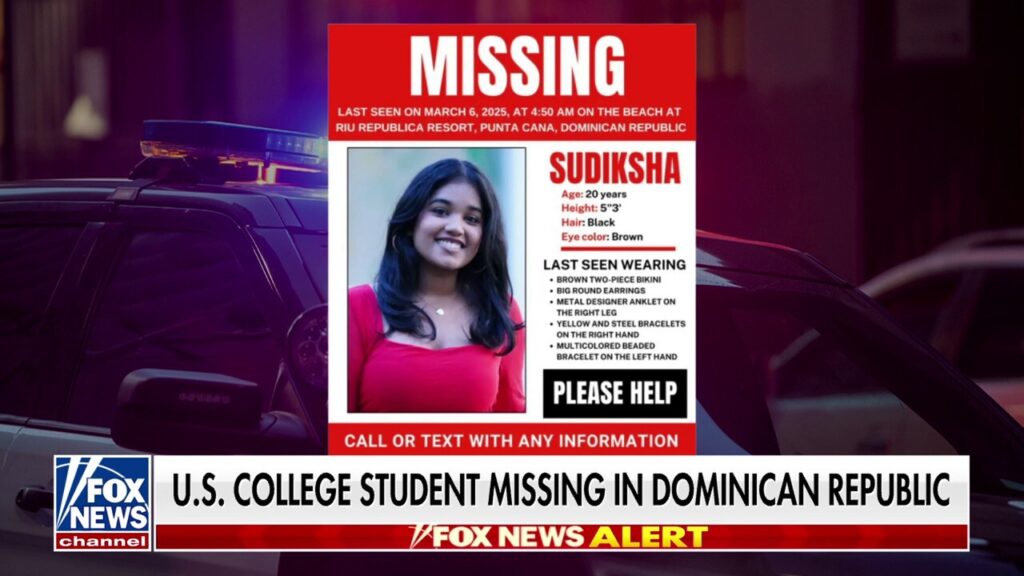 Search efforts continue after American college student vanishes in Dominican Republic