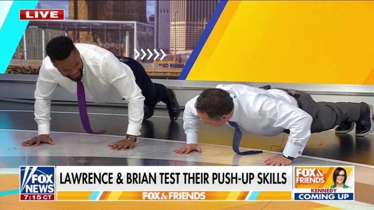 'Fox & Friends' challenges viewers with a push-up competition