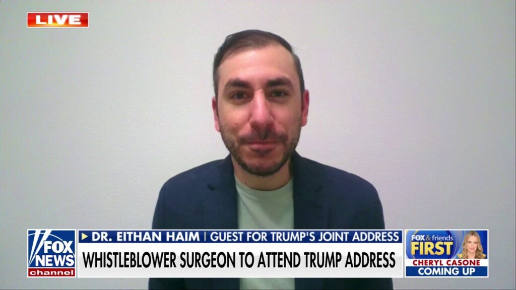 Whistleblower surgeon invited to attend Trump's address before Congress