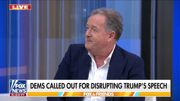 Piers Morgan rips Democrats' 'contemptible' protests at Trump speech: 'Shameful, petty'