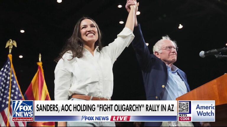 AOC, Sanders continue ‘Fight Oligarchy’ tour as Dems split over how to push back on Trump admin