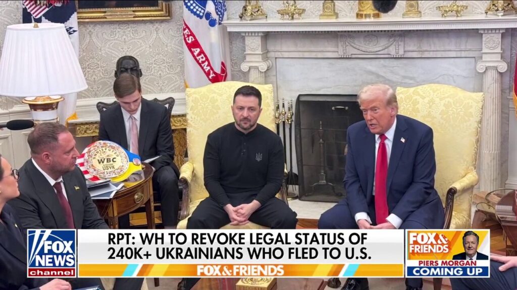 White House reportedly plans to revoke more than 240K Ukrainians' legal status