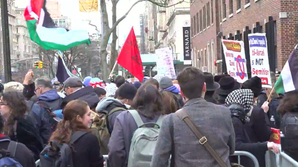 WATCH LIVE: Anti-Israel protests at Barnard College in New York City