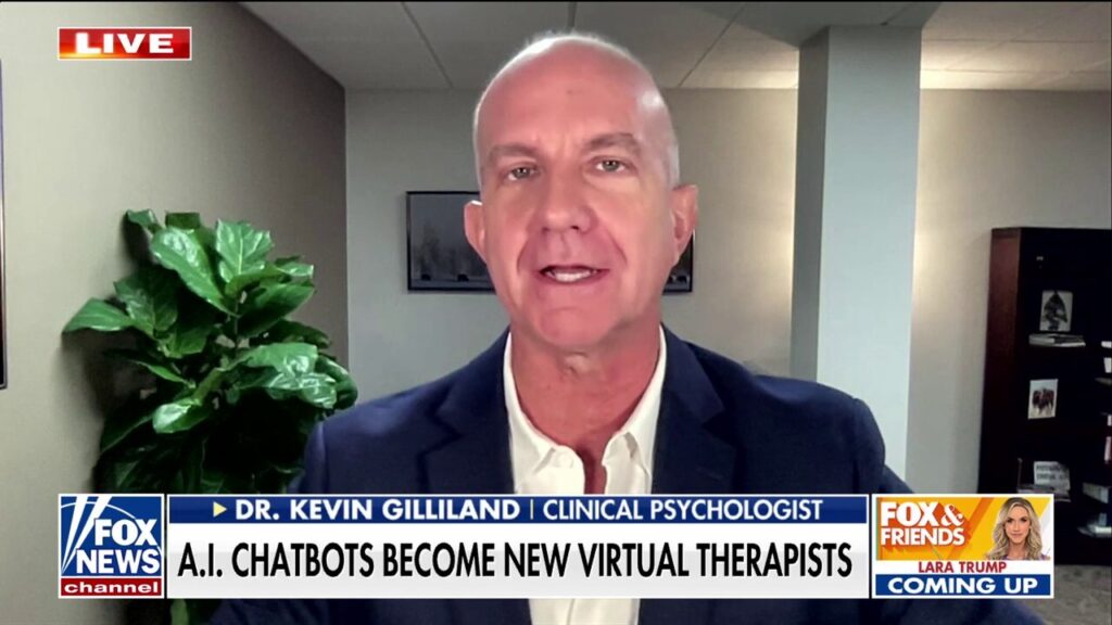 AI chatbots being used as virtual therapists