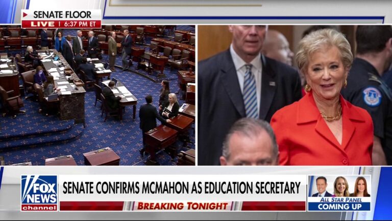 Senate confirms Linda McMahon as education secretary