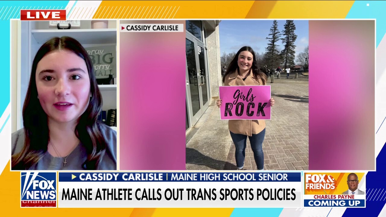 Maine high school student calls out trans athlete policies: 'It's okay to speak up'