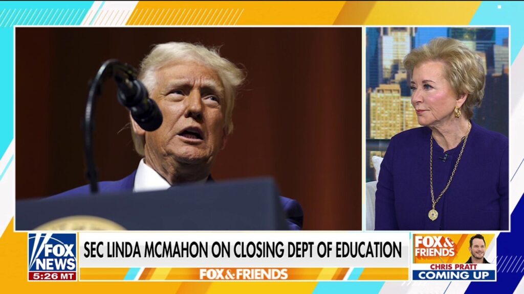 Secretary McMahon details Trump's push for school choice as he prepares to abolish Education Department