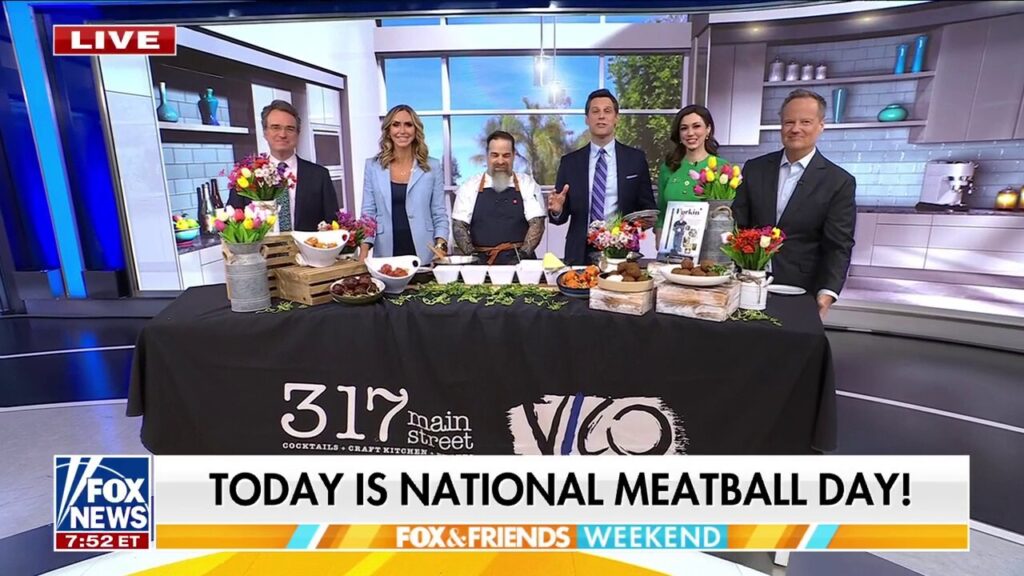 Celebrating National Meatball Day with 'Fox & Friends Weekend'