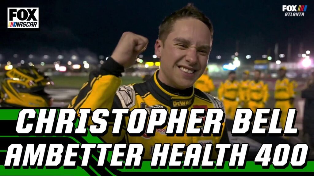 Christopher Bell on Ambetter Health 400 win at Atlanta: 'What you dream of' | NASCAR on FOX