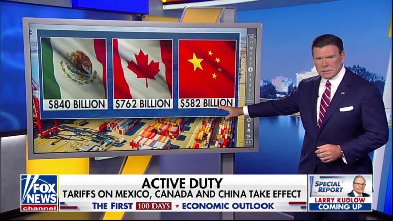 Bret Baier explains the fallout of Trump tariffs on China, Mexico and Canada