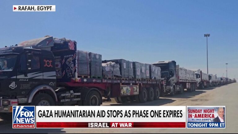 Gaza humanitarian aid stops as phase one expires