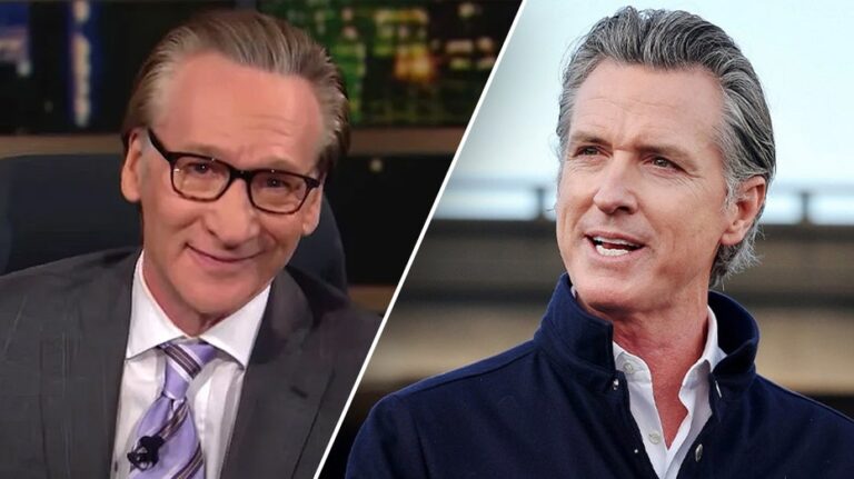 Maher praises Newsom's 'tack to the center' as Dem gov speaks out against trans athletes in women's sports