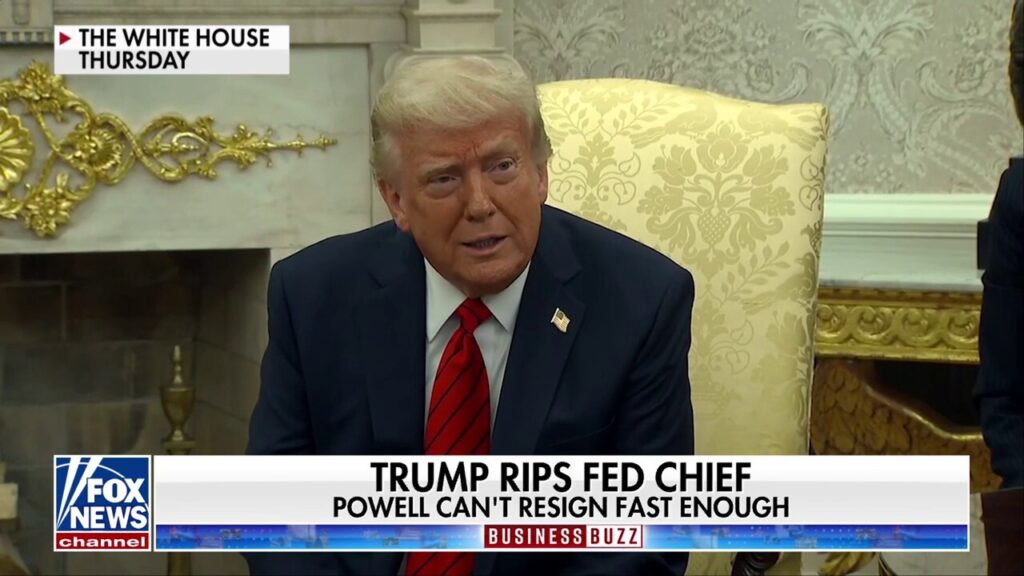 Trump says he's 'not happy' with Fed chief Jerome Powell