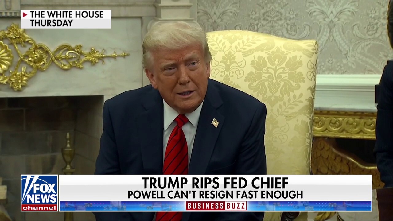 Trump says he's 'not happy' with Fed chief Jerome Powell