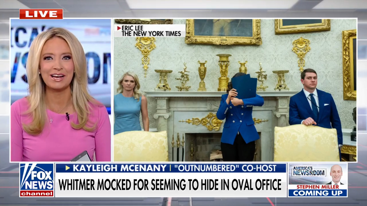 Kayleigh McEnany on Gov. Whitmer hiding in Oval Office photo: Don't you know where you're going?