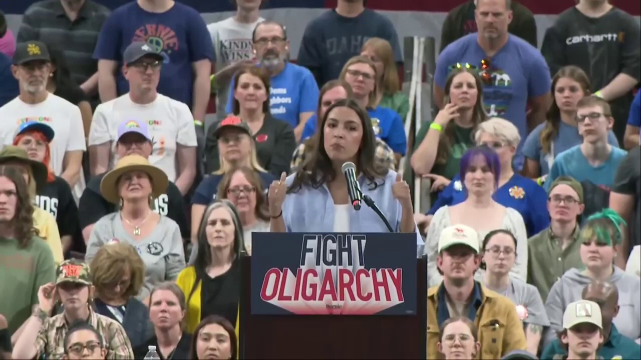 AOC accused of unveiling fake accent at rally