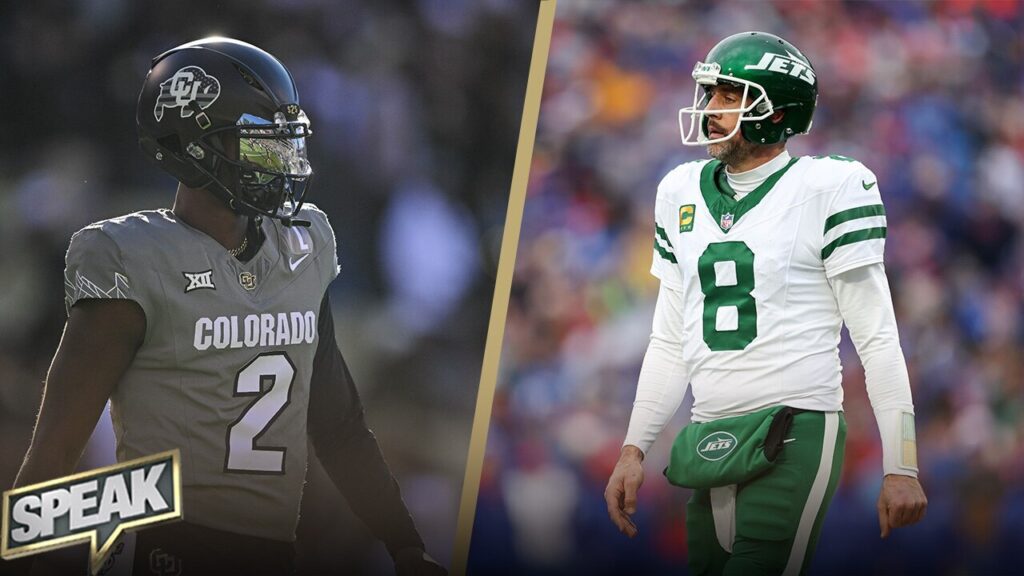 Would the Pittsburgh Steelers be better off with Shedeur Sanders or Aaron Rodgers? | Speak