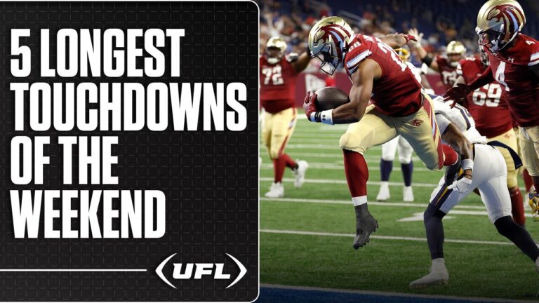 5 Longest Touchdowns of Week 4 | United Football League