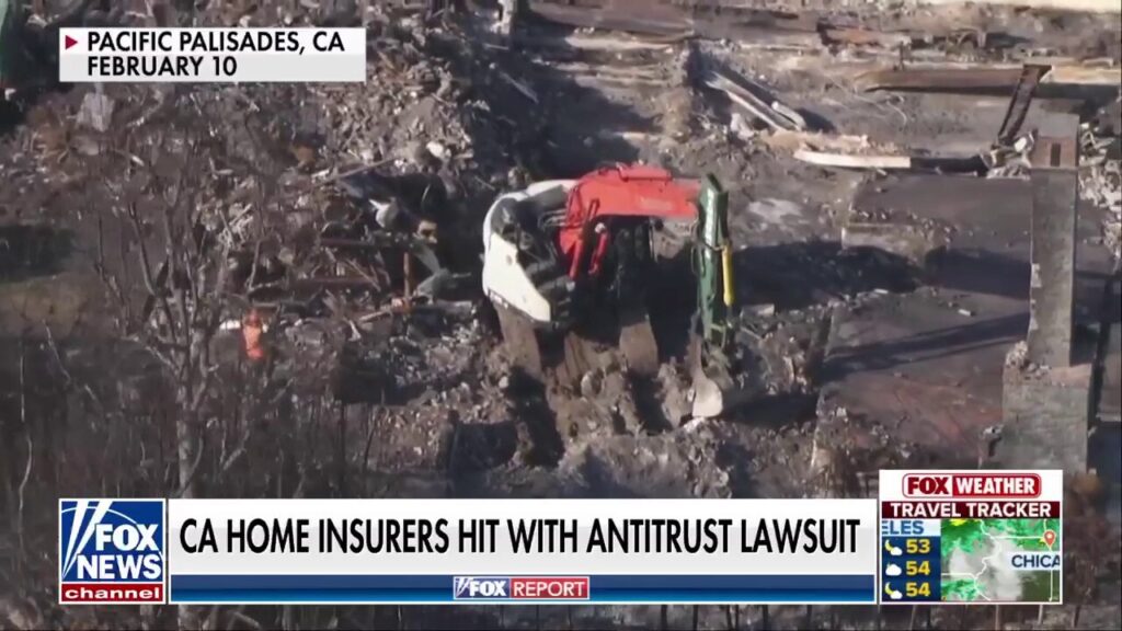 California home insurers hit with antitrust lawsuit