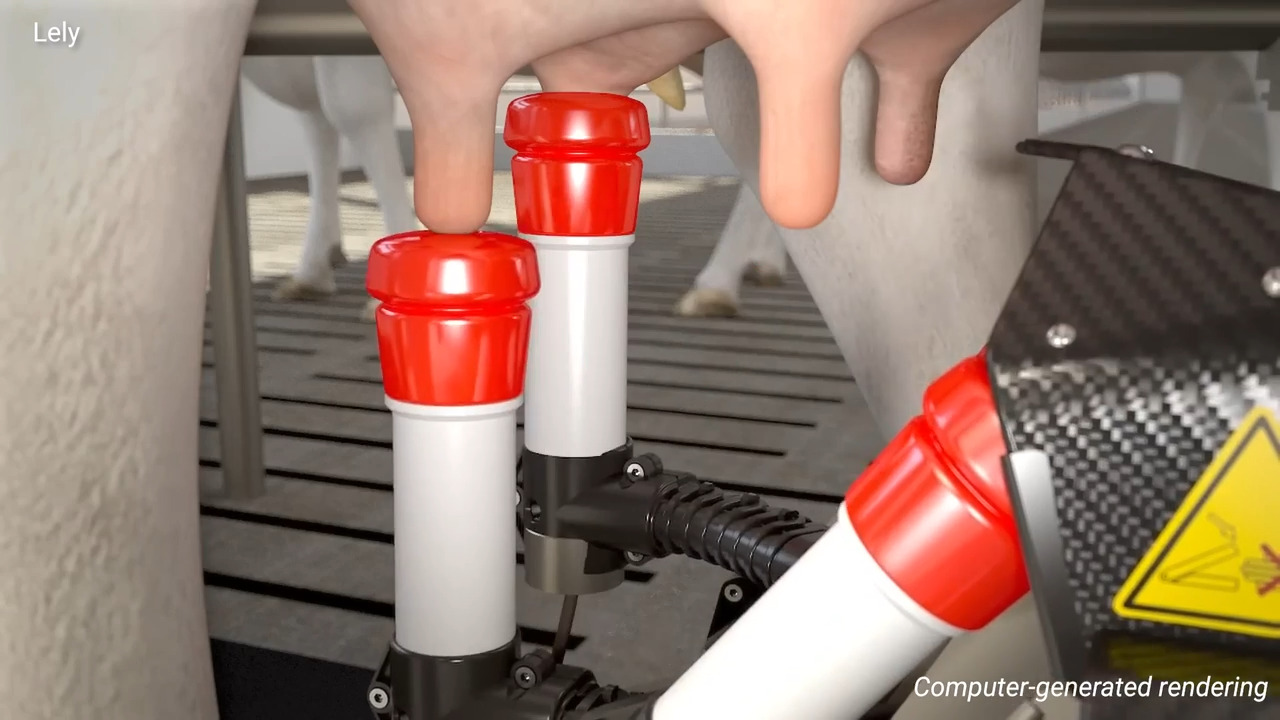 'CyberGuy': Smarter dairy farms where robots milk the cows