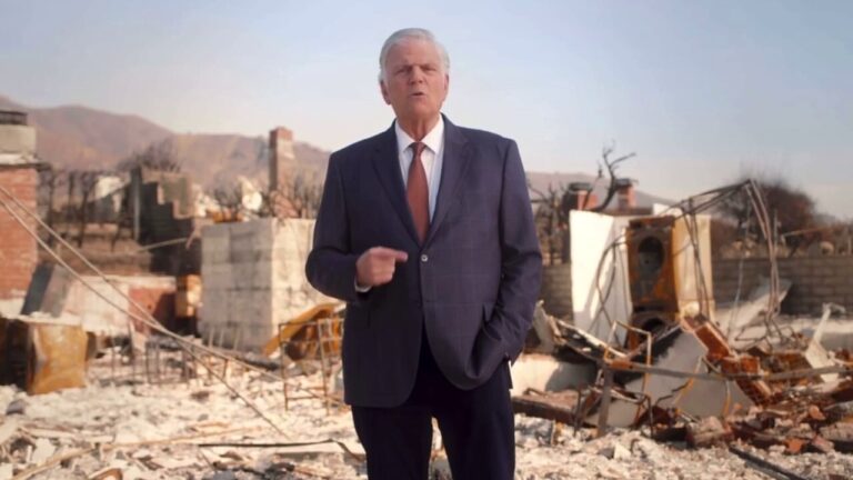 Franklin Graham shares Easter message of hope from California wildfire ruins