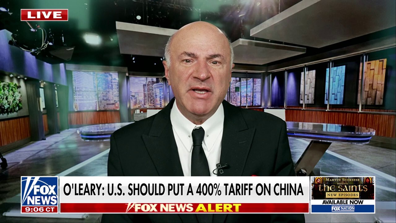 Kevin O’Leary sounds off as U.S.-China tariffs escalate